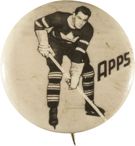 1948 Syl Apps Pep Cereal Pinback